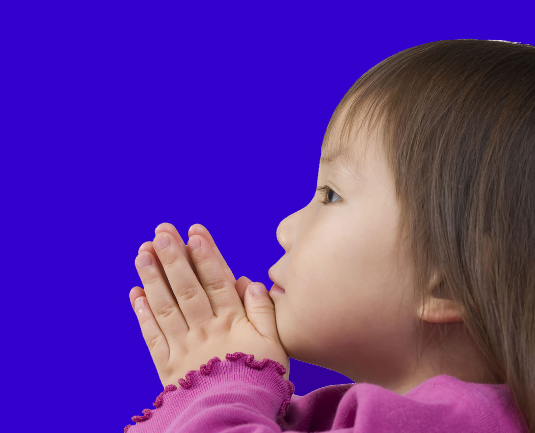 toddler praying